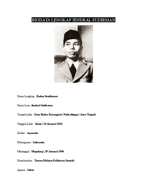 Biografi jendral sudirman pdf <b> b</b>