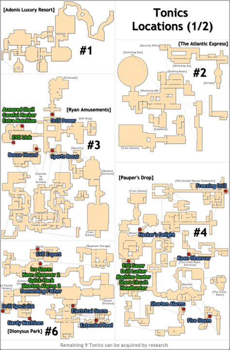 Bioshock 2 tonic locations  After picking it up it would disappear, and reappear else where