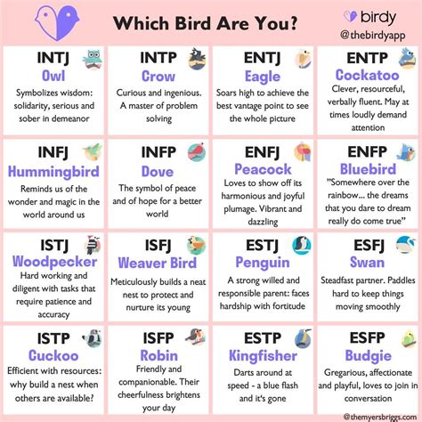 Birdy mbti  See more ideas about mbti, mbti personality, infp personality