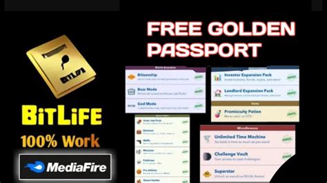 Bitlife golden passport r/bitlife • Golden Passport Added