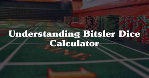 Bitsler dice calculator  Make your first deposit and receive a 100% match up to $700 with our Welcome Offer Bitsler ofrece juegos de casino como dados, tragamonedas y ruleta con bitcoin, ethereum, ripple y otras 17 criptomonedas