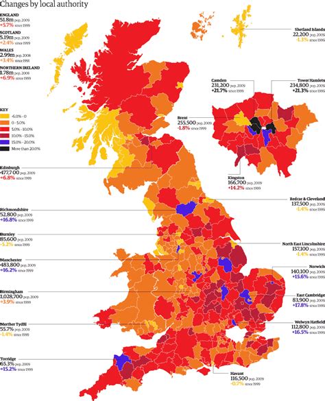 Blaby population density  Secondly, growth rates