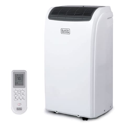 BLACK+DECKER BPT05WTBA 5,000 BTU SACC/CEC (8,500 BTU ASHRAE) Portable Air  Conditioner with Remote Control, White 