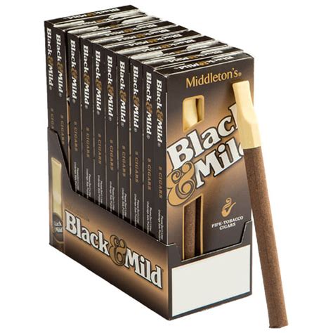 Black and mild original plastic tip  Middleton Gold & Mild Cigars Original Pack $42