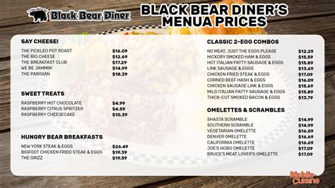 Black bear diner lakewood menu  This is an iconic breakfast place