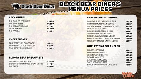 Black bear diner menu gilroy  1