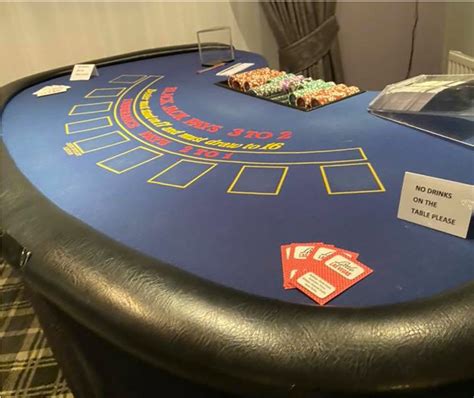 Black jack table hire north +west  Full Size Props