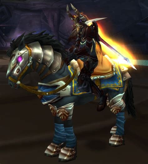 Black war steed bridle  Added in Classic World of Warcraft