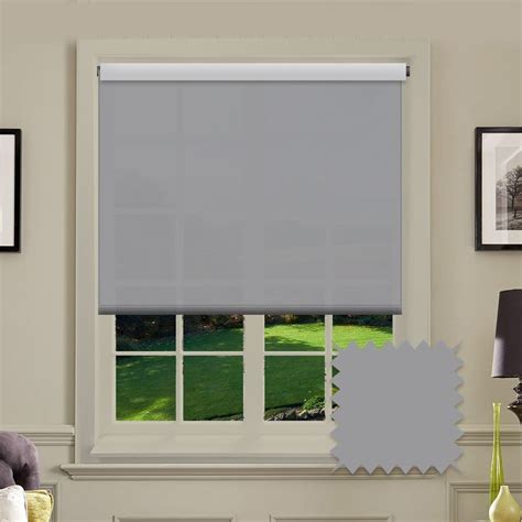 Pleated Blind, No Drilling, Blackout 40 x 100 cm (W x H), Light Grey,  Thermal Pleated