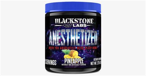 Blackstone labs anesthetized  You kill it at the gym, and now you lay in bed