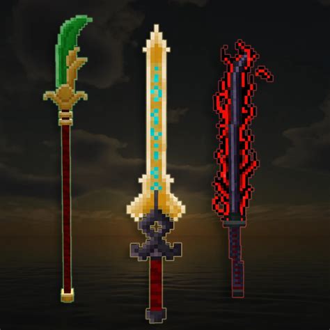 Blades of majestica texture pack 3 – 3D Weapons; Previous story Golden Days Resource Pack 1