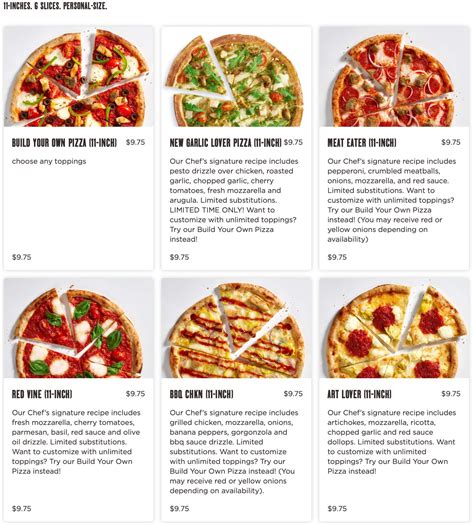 Blaze pizza menu  Inventive to classic