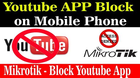 Block youtube mikrotik  Pembahasan Terkait