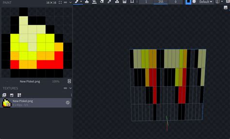 Blockbench animated texture  So I'm trying to make a texture pack with some 3D tools and weapons with Blockbench