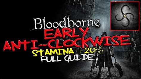Bloodborne 20 stamina rune  Boosts Max Stamina; Versions: +10% / +15% / +20%; The runes stack multiplicatively (110% x 115% x 120%) Locations (+10%) is found on a corpse behind two celestial mobs in the Forbidden Woods