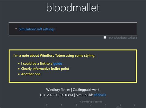 Bloodmallet  A resource for World of Warcraft players