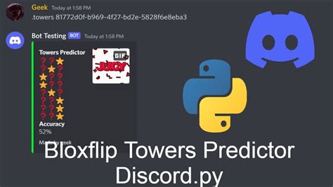 Bloxflip predictor  This bots has a lot of features and supports games, including: > Mines >