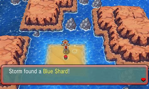 Blue shard oras You can also grab the Blue Shard in the center of the island while you’re there