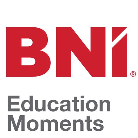 Bni education moment ideas 2023  Turning up is the bare minimum