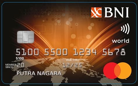 Bni mastercard 500,-/Bulan