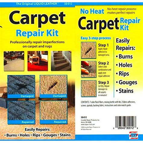 Boat carpet repair kit  It can stand up to repeated wear from recreational use