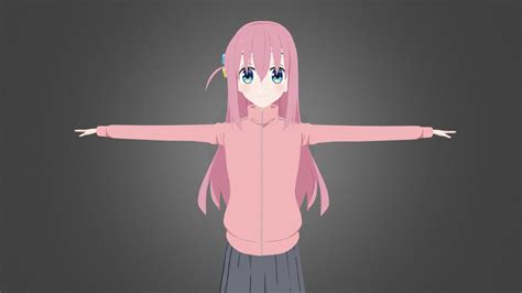 Bocchi the rock 3d model  She dropped out of high school because she could never wake up early and failed too many classes