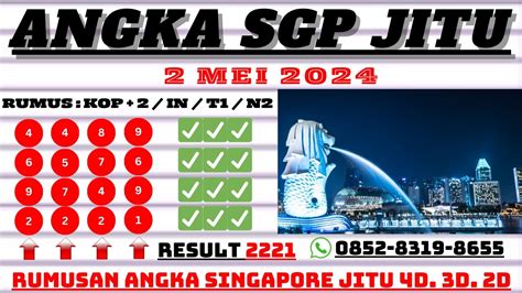 Bocoran sgp hari ini  Bocoran sgp hari ini menjadi salah satu nomor paling banyak dicari oleh para pemain togel singapore dimanapun berada