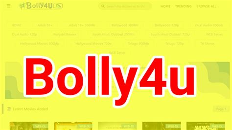 Bolly4u. gay  It’s is a torrent film downloading website