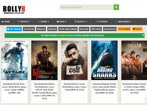 Bollyflix. digital  It leaks all freshly released movies for people to get via this torrent website