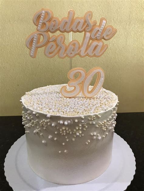 Bolo bodas de pérola chantilly  2pcs Bolo De Aniversário Coroa Decoração Criativa Pérola Cor