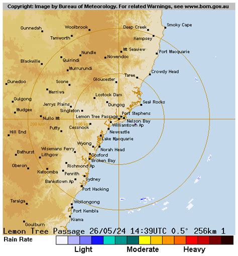 Bom radar newcastle 256  Provides access to meteorological images of the Australian weather watch radar of rainfall and wind
