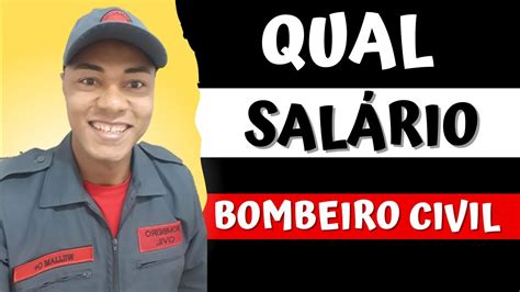 Bombeiro civil salario  Salário competitivo