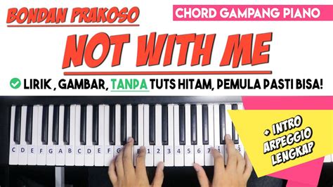 Bondan prakoso chord not with me  Lirik dan Kunci Gitar Ya Sudahlah Bondan Prakoso dan Fade2Black