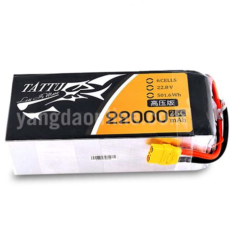 Bonka 22000mah 6s lipo battery Tattu 6S 22000mah 25C Lipo battery quantity