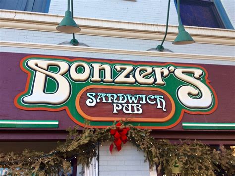 Bonzer's sandwich pub menu 50 ALL DAY and well drinks are just $2