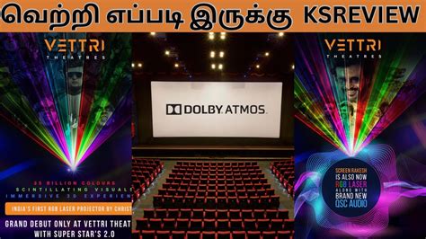 Bookmyshow chennai vetri theatre chrompet  Book your tickets online at BookMyShow, the leading entertainment portal in India, and avail exciting offers and discounts