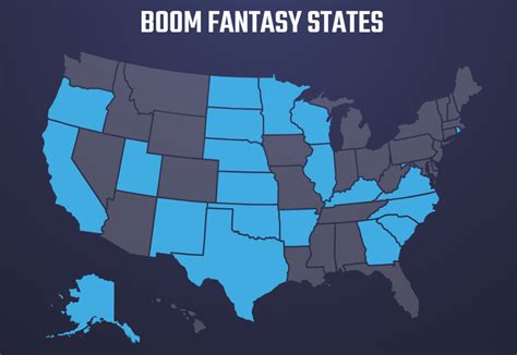 Boom fantasy legal states  You may not build enjoyable lineups with Boom Fantasy
