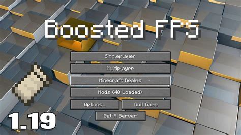 Boosted fps modpack  >