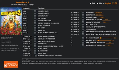 Borderlands 3 trainer  Trainer & Cheats