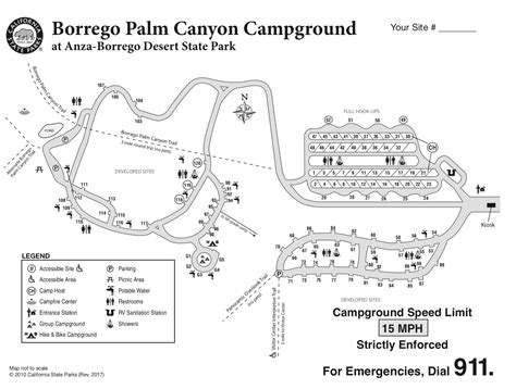 Borrego palm canyon campground map  Nestled between the Tierra Blanca Mountains, a few hikes head into the Mountain Palm Springs (H5) area