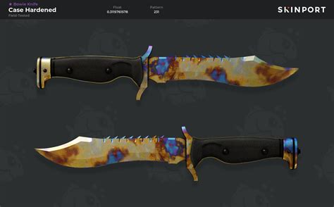Bowie knife case hardened  StatTrak Available