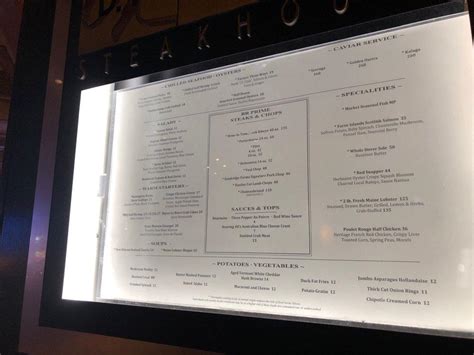 Br prime menu prices  We have been here numerous times and the first thing we noticed, they like most other restaurants have changed their menus and prices