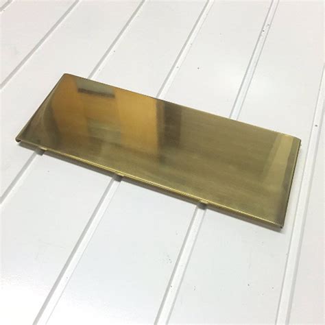 Brass letterbox draught excluder Internal & External Sleeved Letterbox Cover
