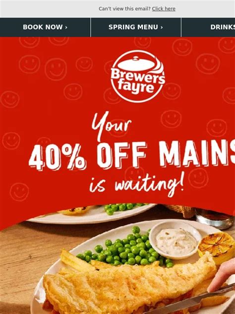 Brewers fayre 40 off code  Tuesday - Brewers Burgers at half-price