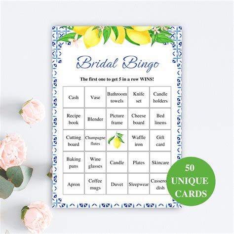 Bridal shower bingo  This is a great bridal shower game idea to play while the guest of honor is opening her gifts