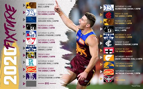 2024 Brisbane Lions Team Page - FinalSiren.com