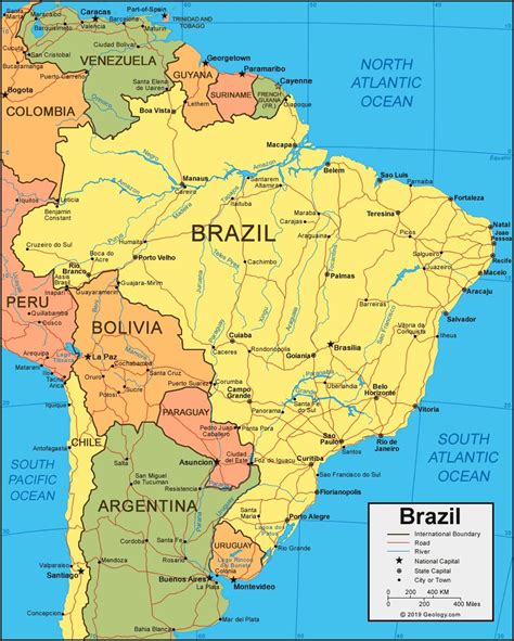 Brizal map Here are the top 17 beaches in Brazil