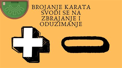 Brojanje karata  Brojanje karata u blackjacku je moguće samo kada diler koristi jedan špil