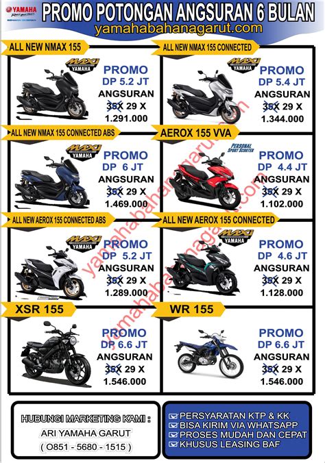 Brosur yamaha 2023 palembang  #LiveinYourStyleDaftar Harga Cash Kredit Motor Yamaha Balikpapan 2022 Terbaru