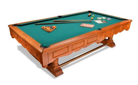 Brunswick prestige oak pool table  This table is made of solid wood with a talon ball and claw leg